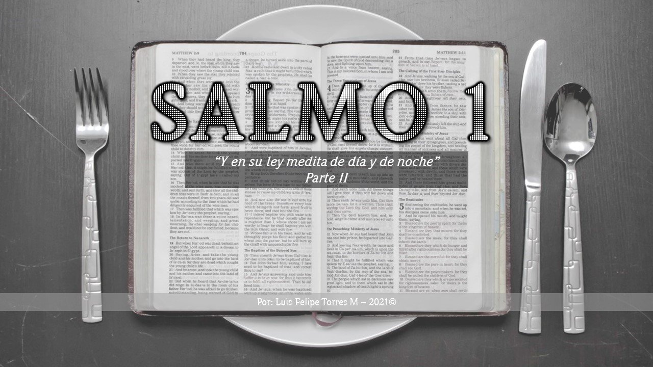 Salmo 1 – “Y En Su Ley Medita De Día Y De Noche” – Parte II